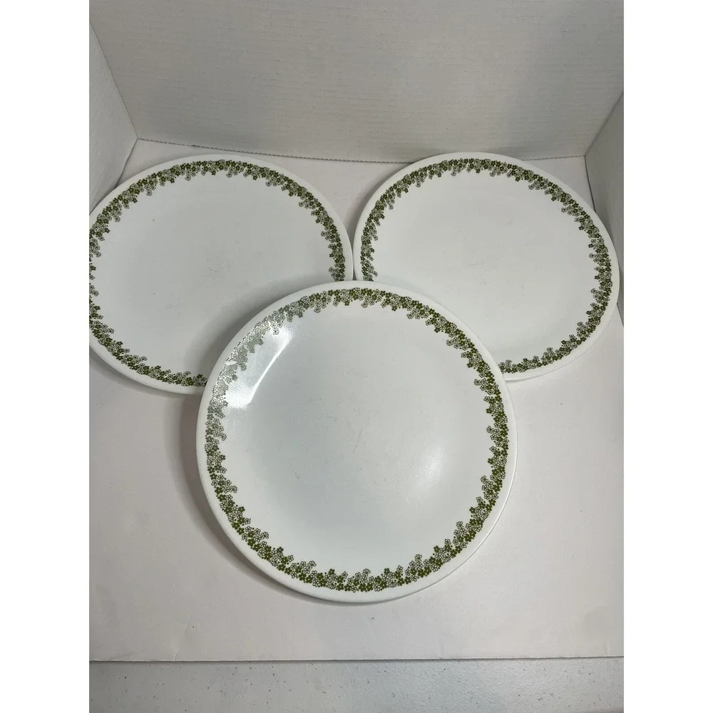 Vintage Corelle Spring Blossom Crazy Daisy Dinner Plates 10